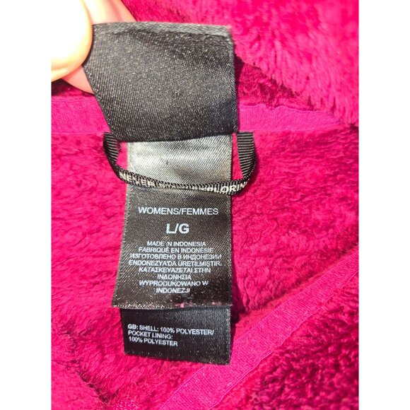 The North Face Womens Fleece Jacket Large Berry Pink - Picture 6 of 9